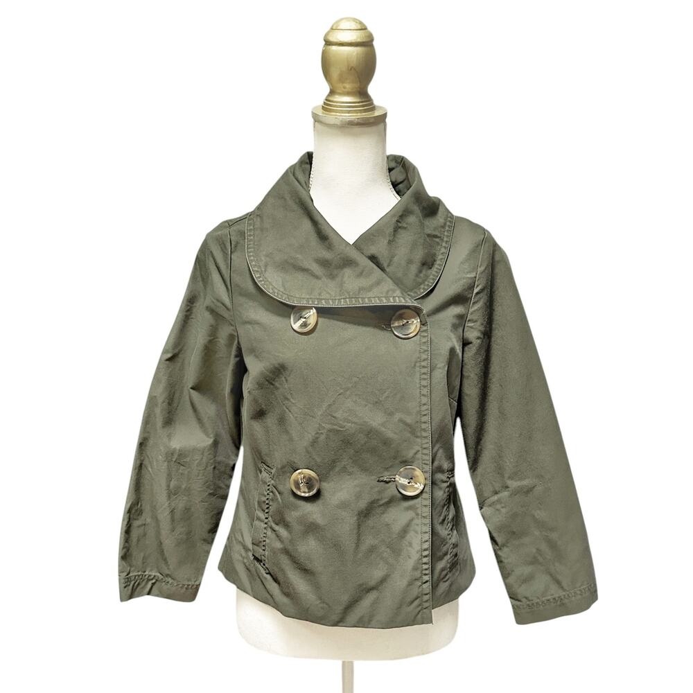 Vintage Anthropologie Sitwell Twee Cropped Peter Pan Collar Jacket - S